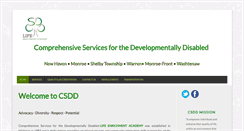 Desktop Screenshot of csdd.org