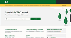 Desktop Screenshot of csdd.lv